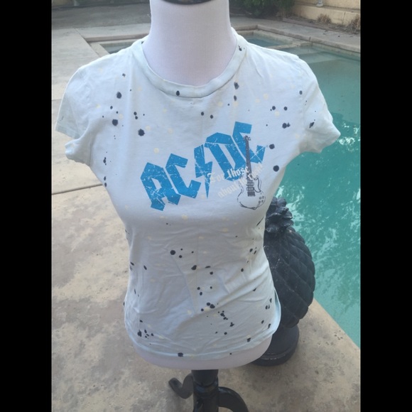 Authentic Rockware | Tops | Acdc Vintage Tee | Poshmark
